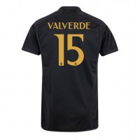 Camiseta Real Madrid Federico Valverde #15 Tercera Equipación 2023-24 manga corta